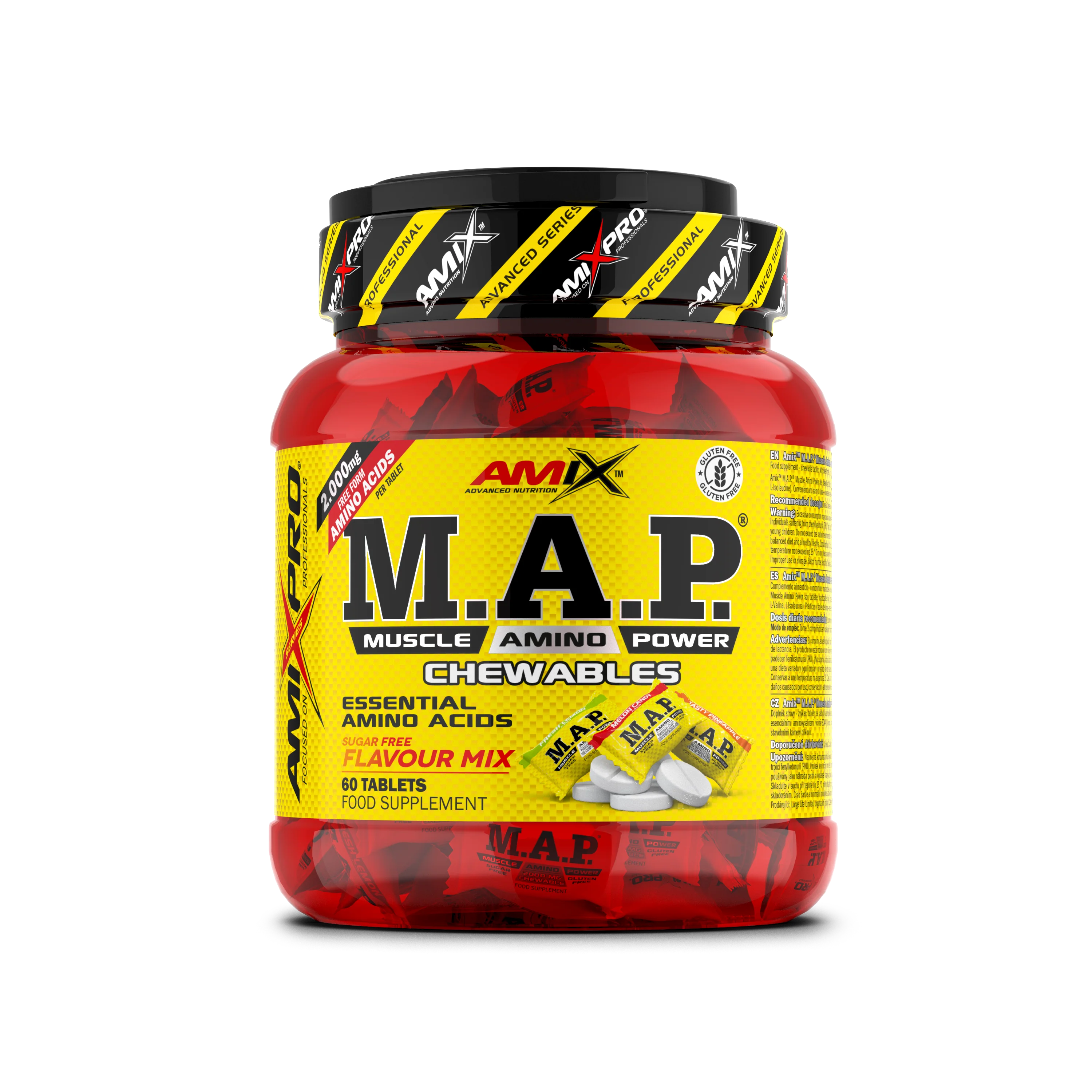 Aminoácidos M.A.P.  formato masticable  – AMIX PRO ® - Image 4
