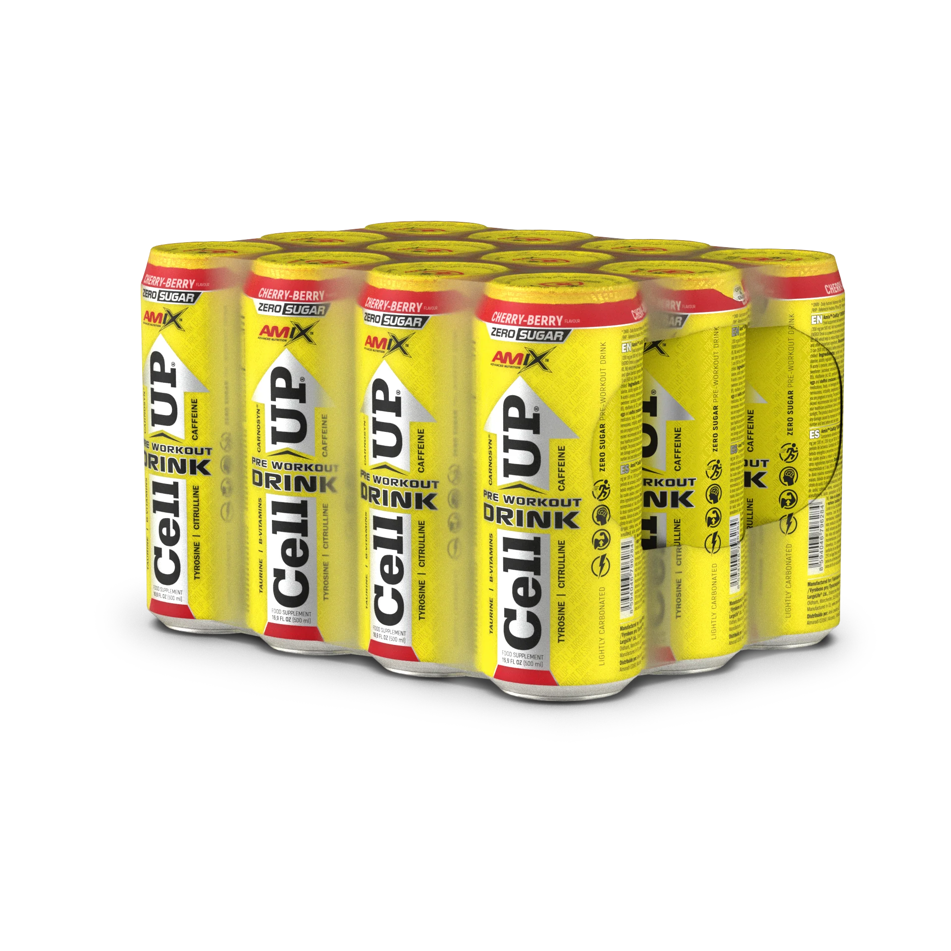 Pre-entreno CellUp Energy Drink 500ml – Amix Pro® - Image 4