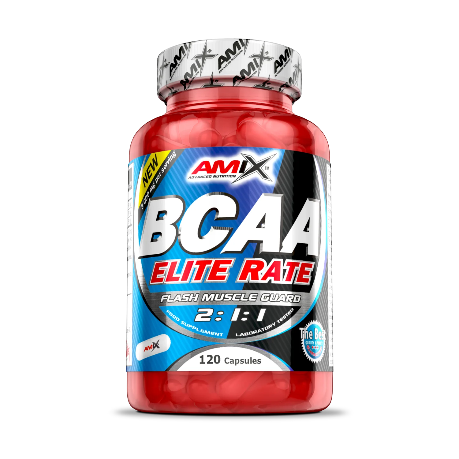 Aminoácidos BCAA Elite Rate 120 caps – Amix™
