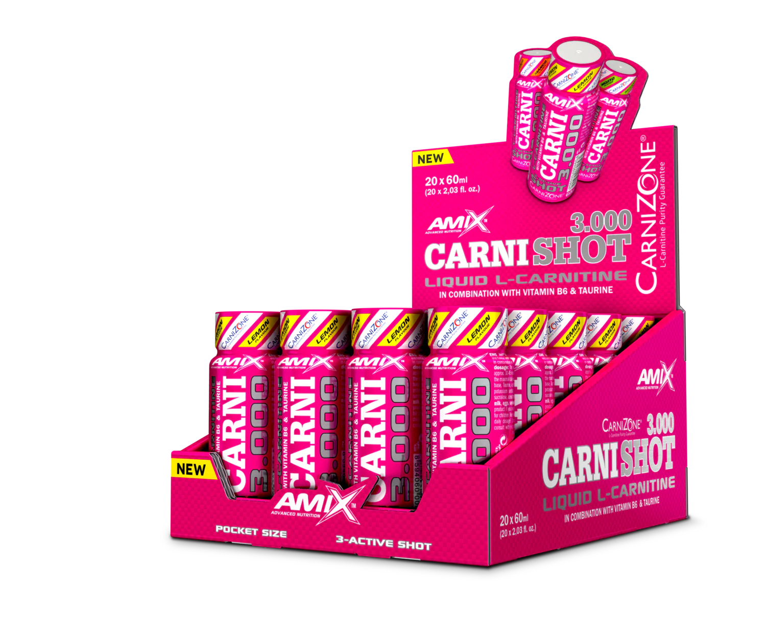 L-Carnitina líquida Carnishot 3000 – Amix™ - Image 2