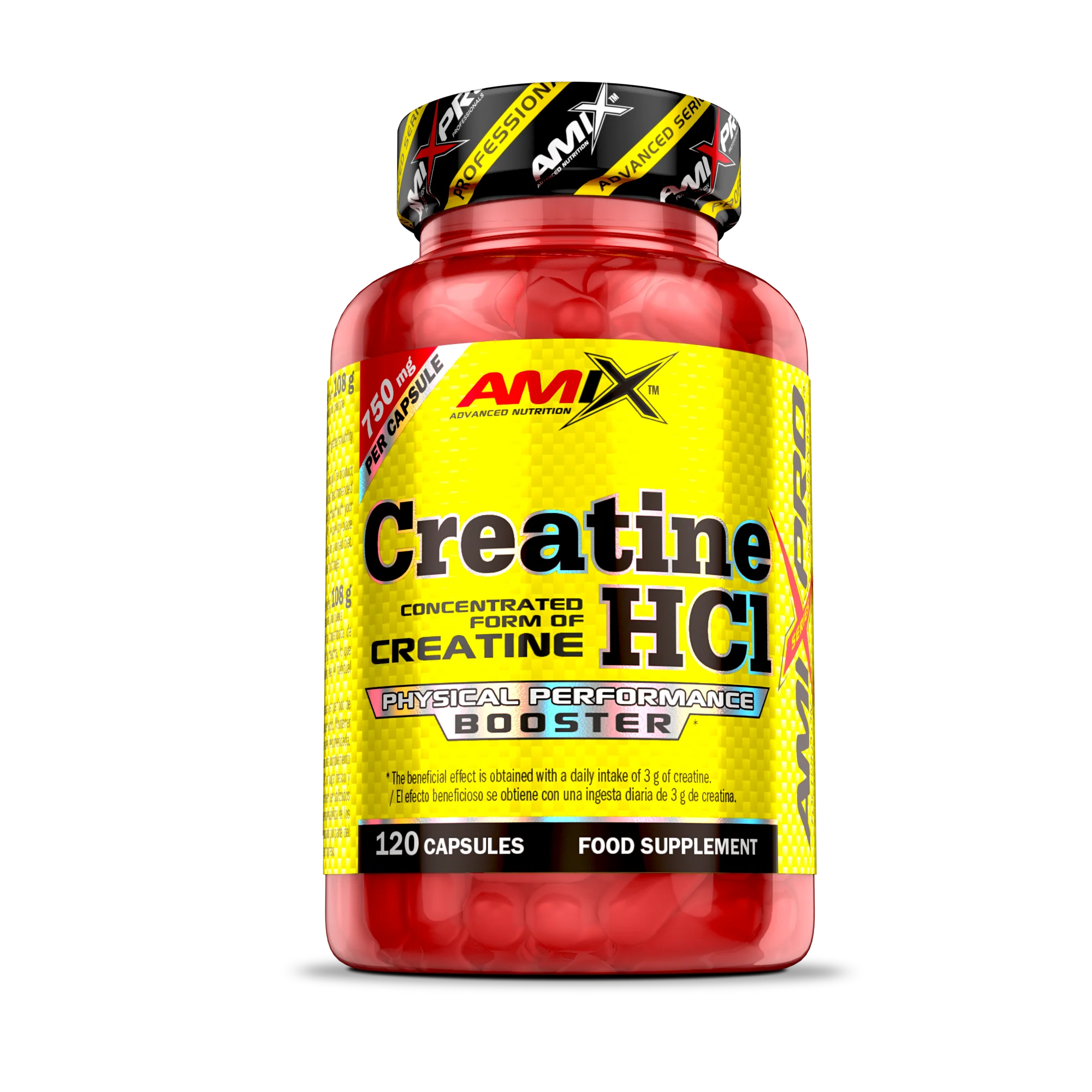Creatina HCl 120 caps – Amix Pro®