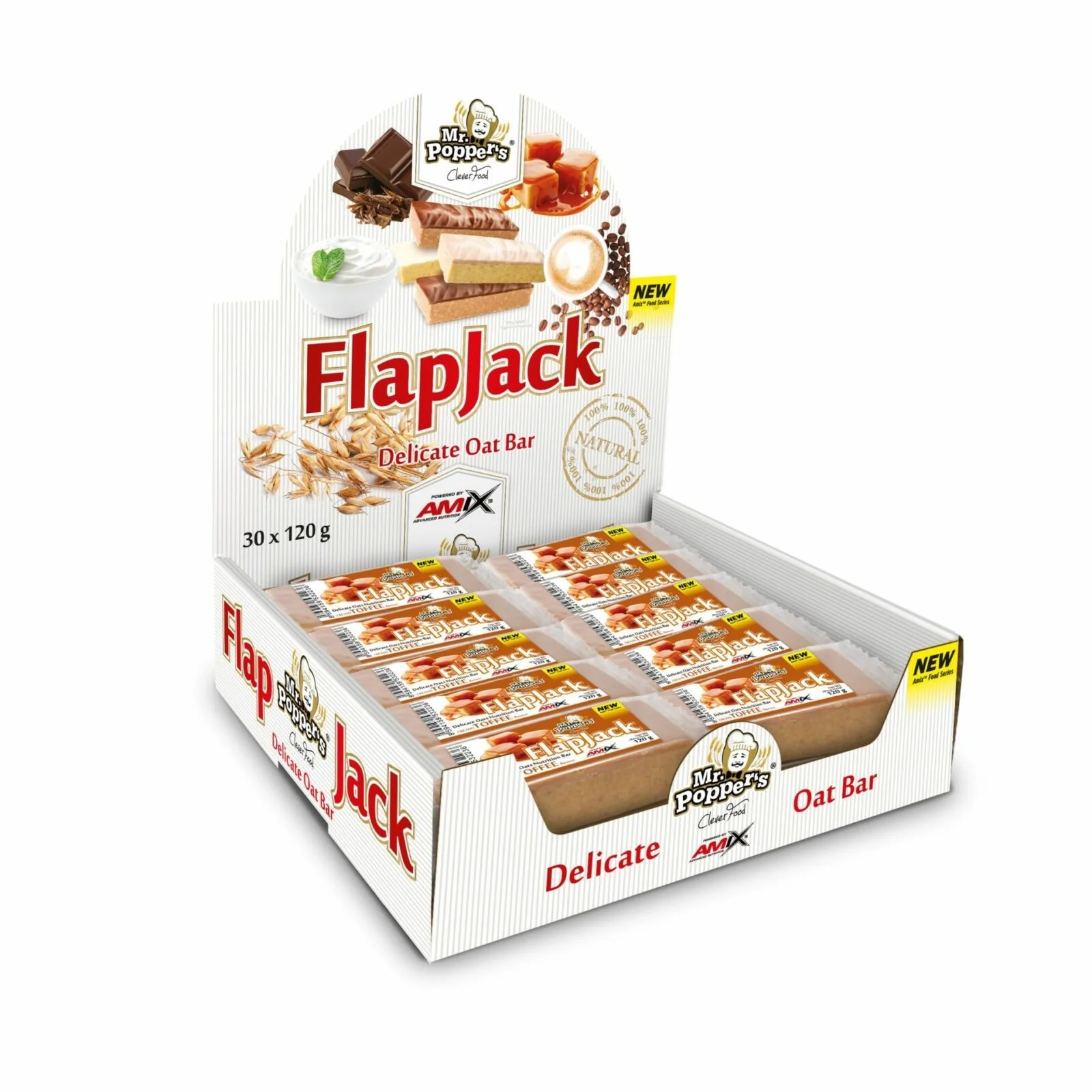 Barrita Flap Jack Oat Bar 120gr - Mr.Popper‘s® - Image 2