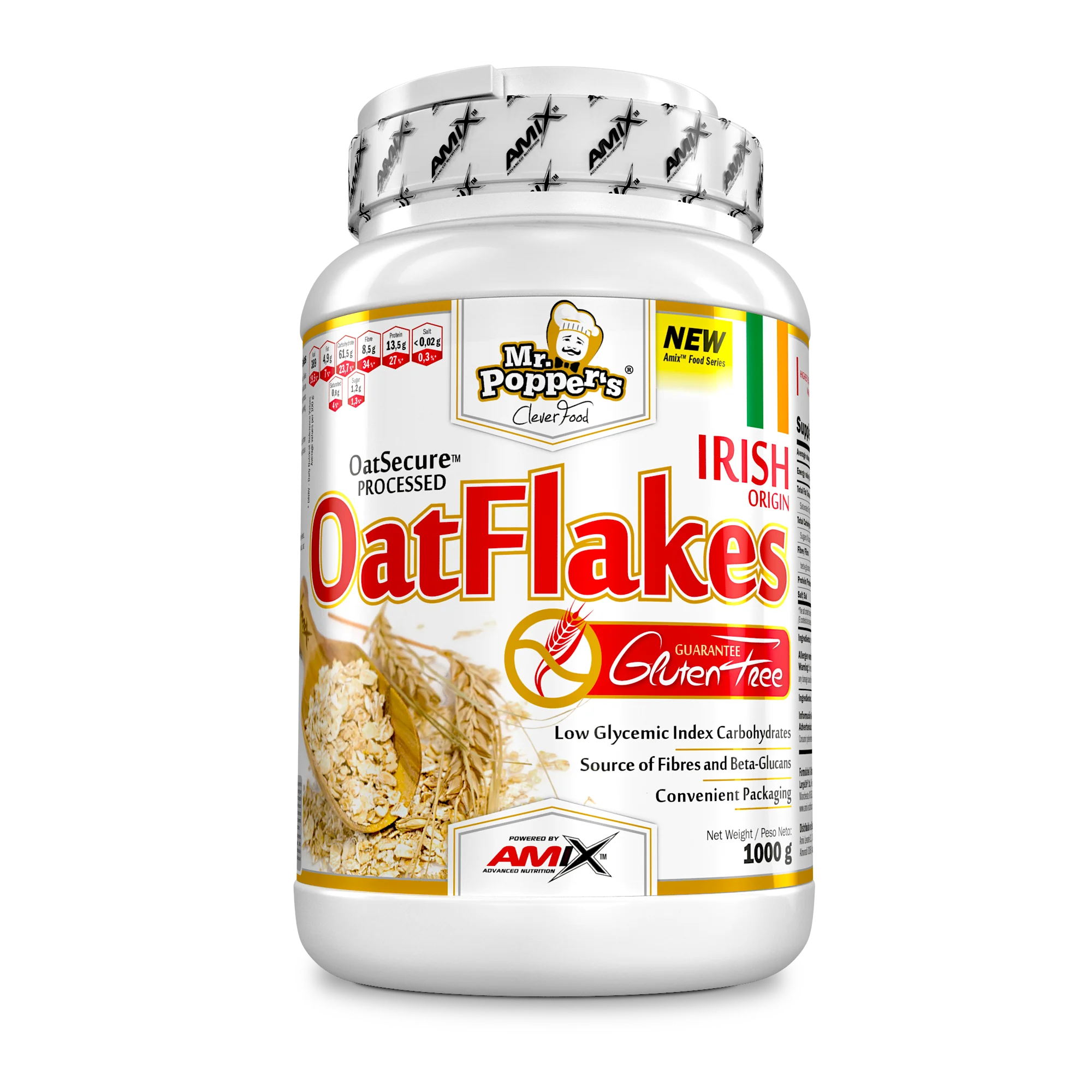 OatFlakes Copos de Avena Sin Gluten 1kg - Mr.Popper‘s®