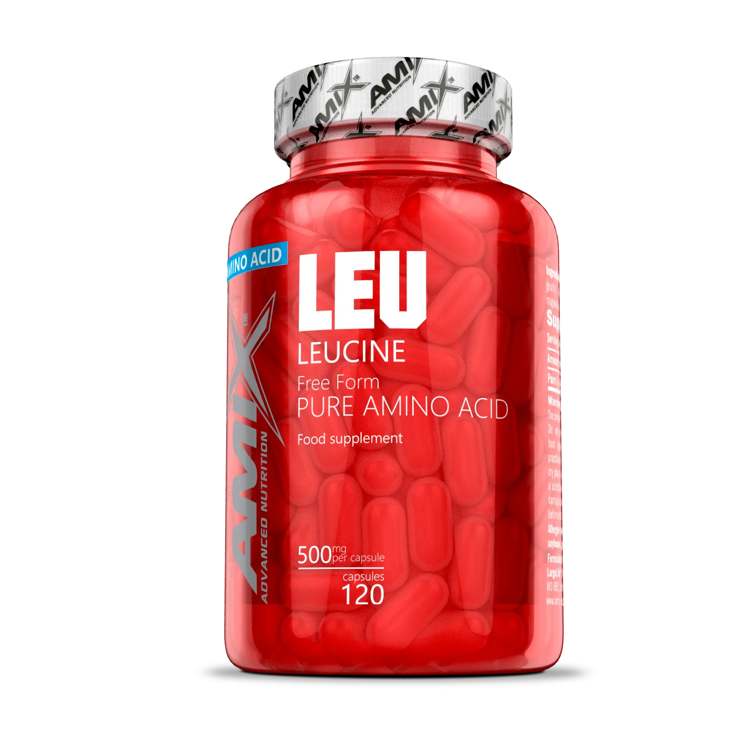 Aminoácido L-Leucina Pure 120 caps – Amix™