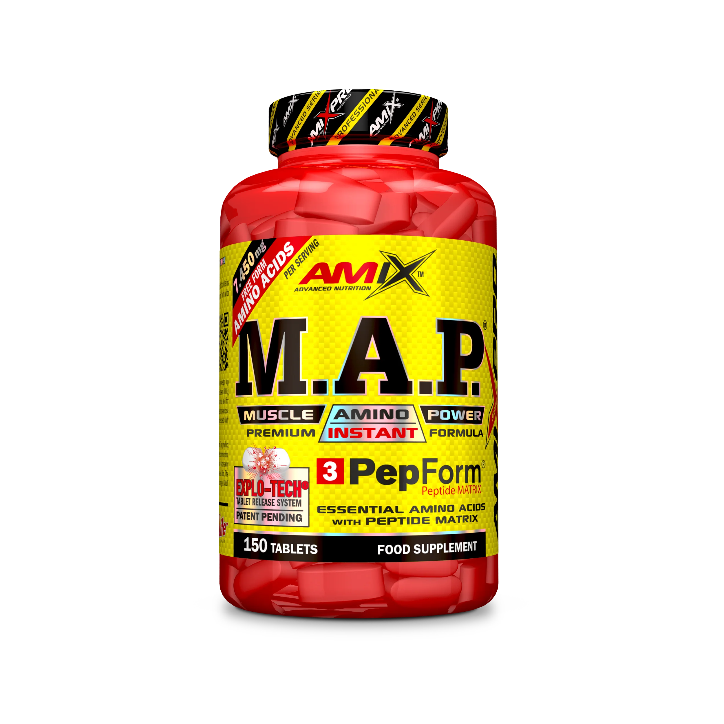 Aminoácidos M.A.P. Muscle Amino Power 150 tabs – Amix Pro®