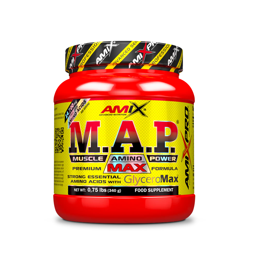 Aminoácidos M.A.P. con Glyceromax 340 g – Amix Pro®