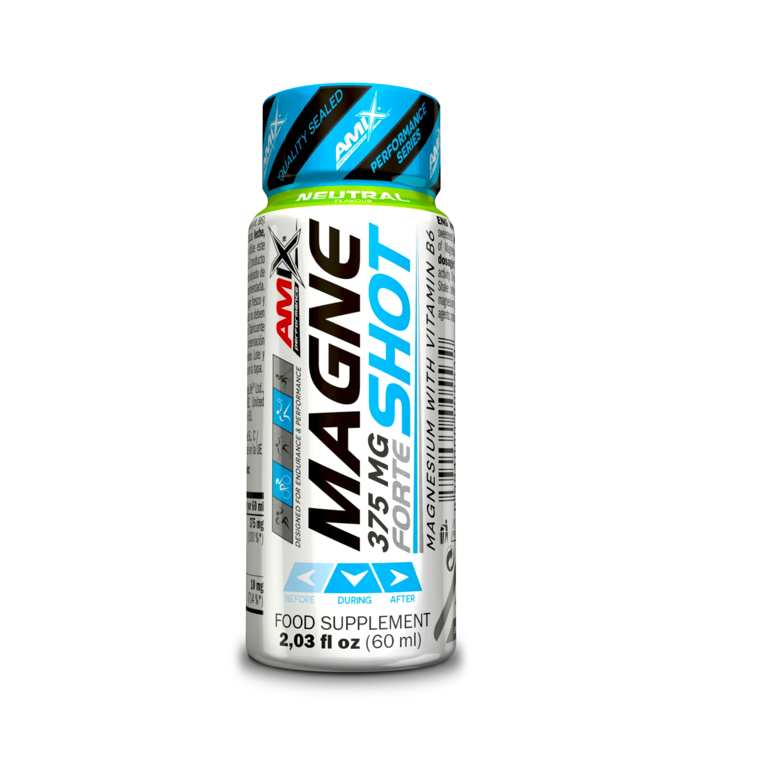 Magnesio MagneShot Forte 375mg - Amix Performance - Image 2