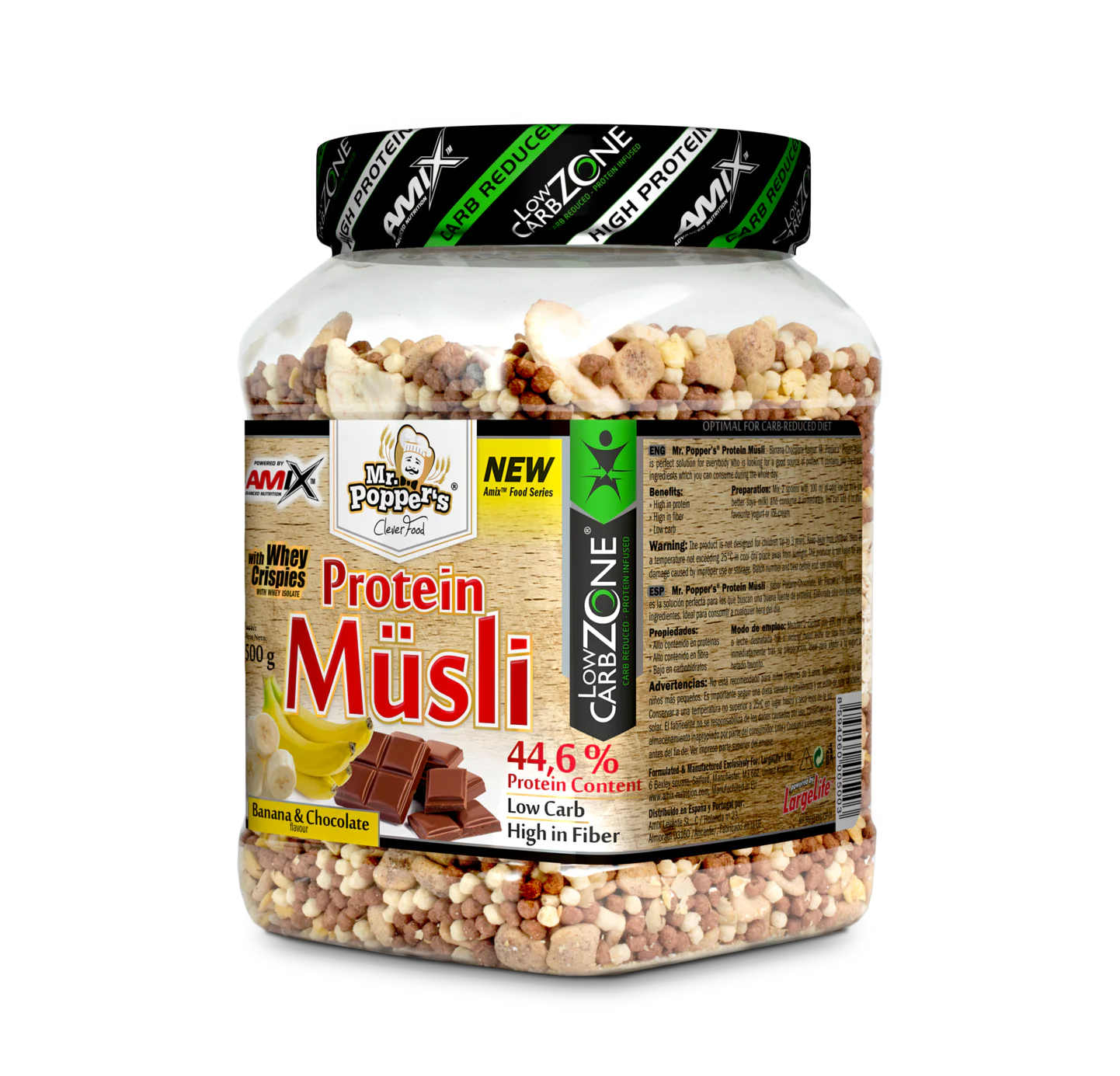 Muesli Protéico Protein Müsli 500gr - Mr.Popper‘s® - Image 2