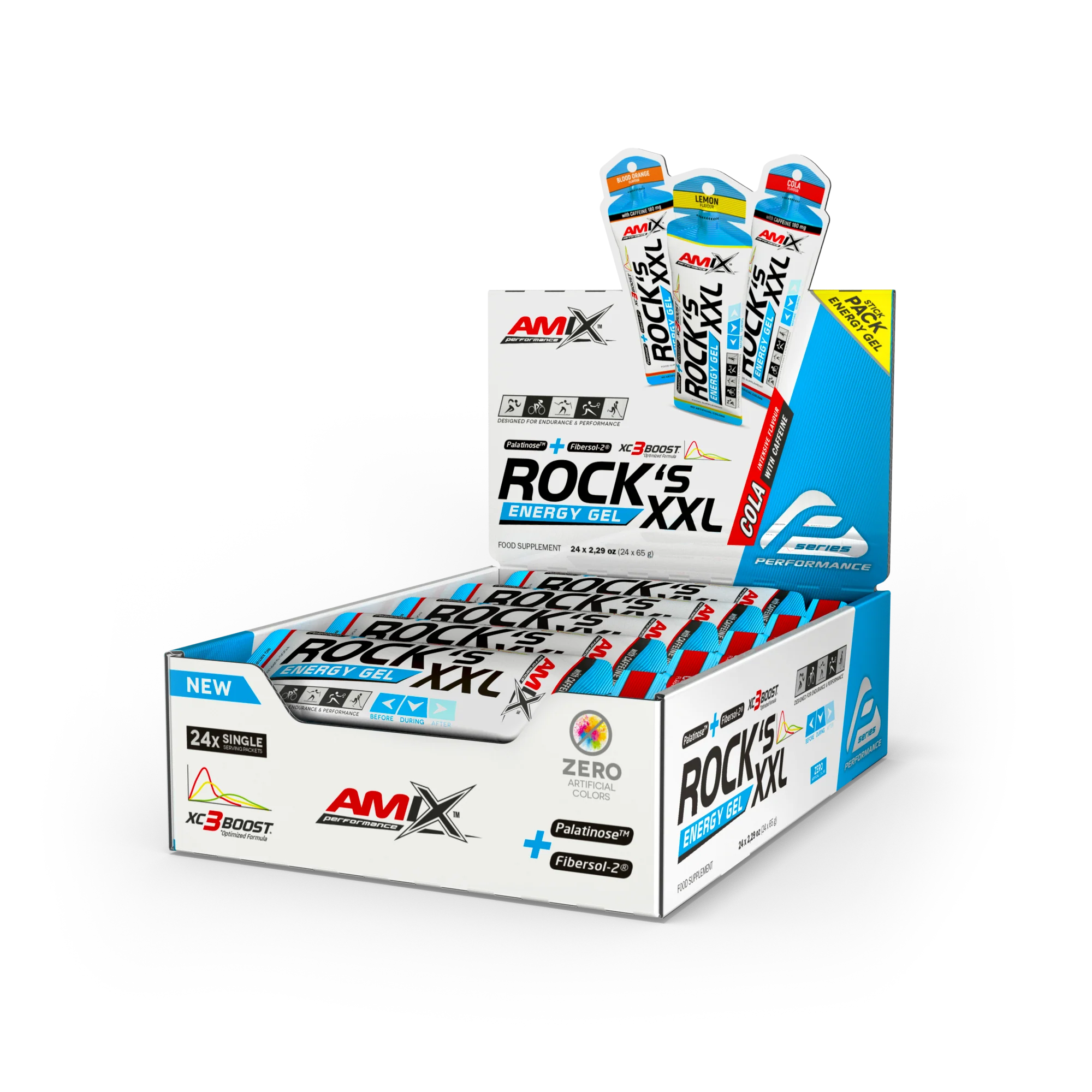 Gel Energético Rock's XXL Con Cafeína - Amix Performance - Image 3