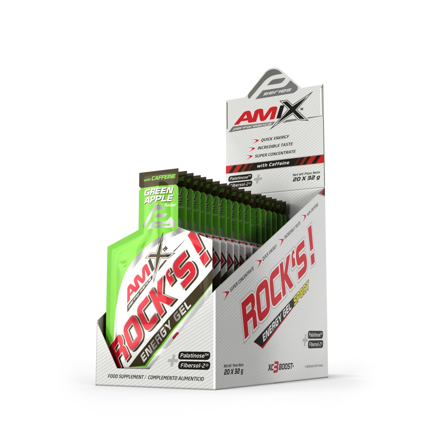 Rock´s Gel Energético con Cafeína - Amix Performance - Image 2