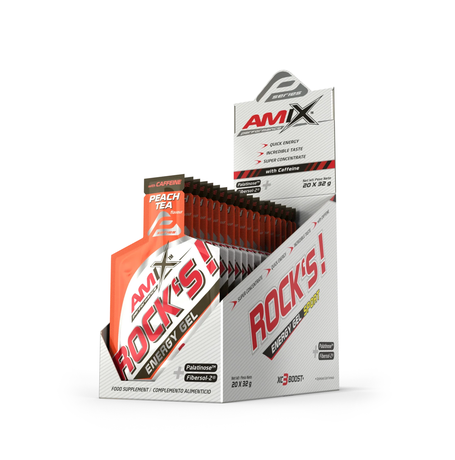 Rock´s Gel Energético con Cafeína - Amix Performance - Image 3